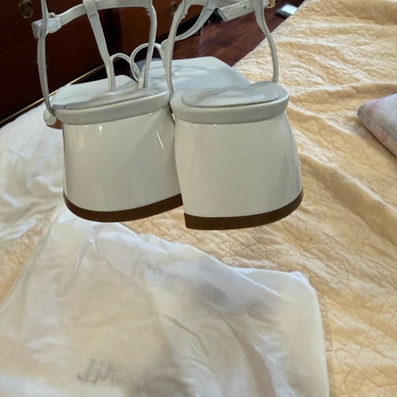 Tibi White Strappy Sandals - Picture 3 of 10